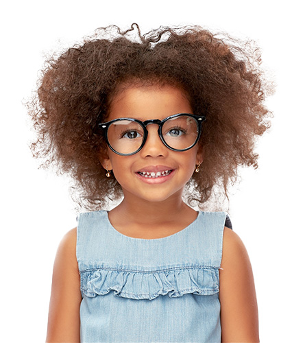 CUte black girl with glasses
